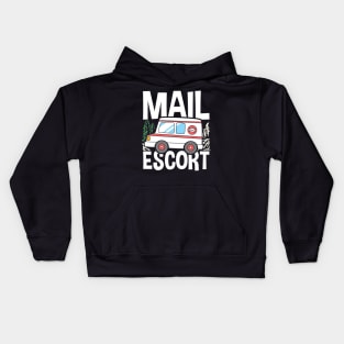 Mail Escort - Mail Carrier Kids Hoodie